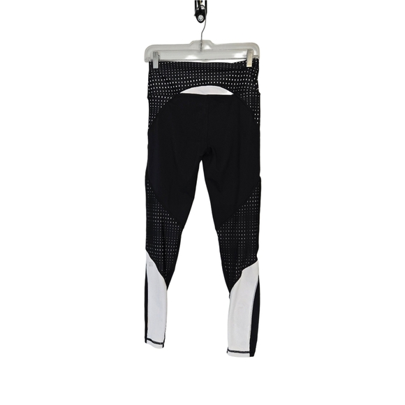 Victoria's Secret Black White Thick Reflective Leggings Size S Yoga Running - Picture 2 of 6